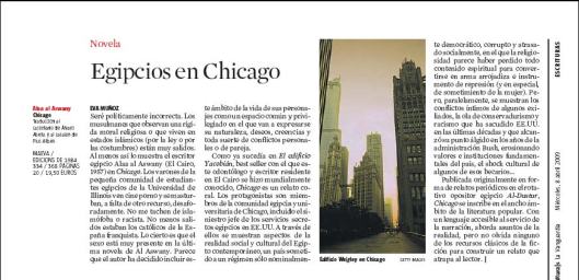 Eva Muñoz La Vanguardia Culturas Chicago Novela Al Aswany Reseña