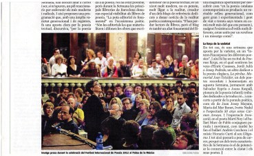 Eva Muñoz Culturas La Vanguardia Setmana Poesia Barcelona