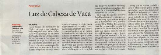 Reseña Cabeza de Vaca en blog Eva Muñoz