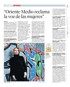 Elif Shafak en Eva Muñoz blog