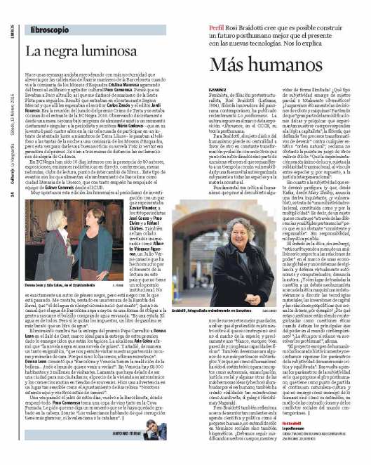 LA VANGUARDIA_BRAIDOTTI en blog Eva Muñoz
